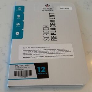 iP12 Pro Max Screen Replacement Kit - Gray